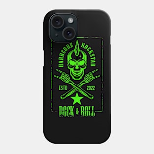 Rock & Roll Skull Rock Music Gift Phone Case