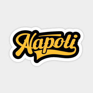 Napoli lettering - Italy - gente e miez' a via Magnet