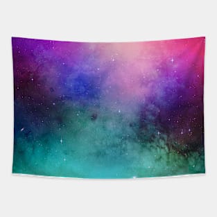 Galaxy Cosmic Colors Tapestry