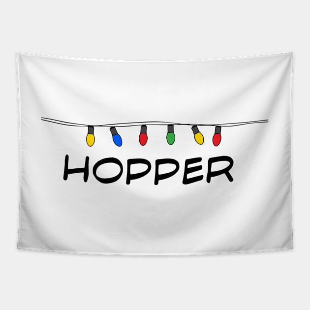 hopper Stranger Things Tapestry by upcs