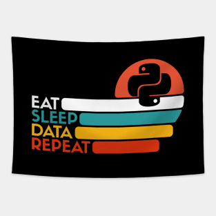 Eat Sleep Data Repeat Tapestry