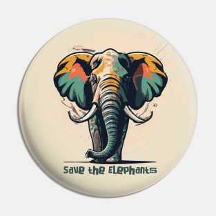 Save the Elephant Day – April Pin