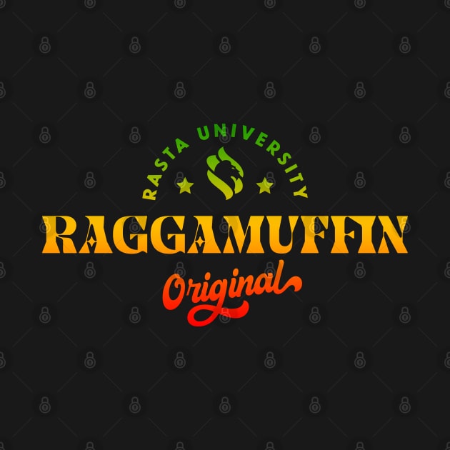 Rasta University Raggamuffin Original Rasta Colors Reggae by rastauniversity