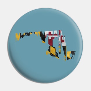 Maryland Typo Map Pin