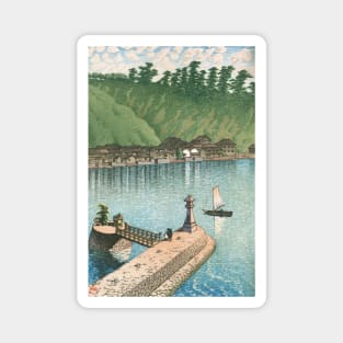 Mihogaseki in Izumo by Kawase Hasui Magnet