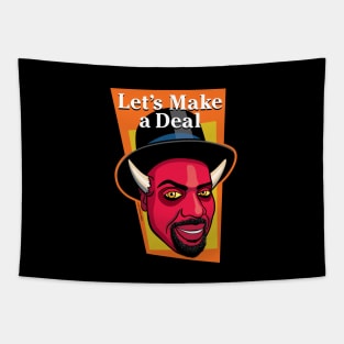 Red Devil's Bargain Tapestry