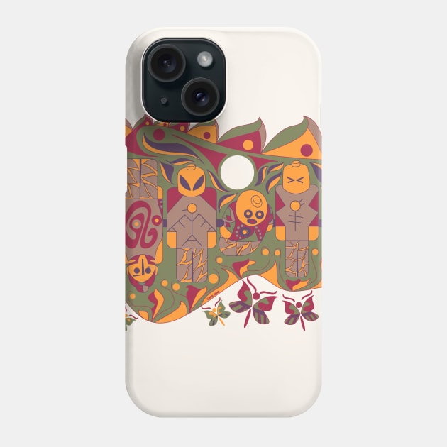 brick in mayan soccer alien toys ecopop Phone Case by jorge_lebeau