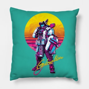 Gibraltar, Retro 80s Edition Pillow