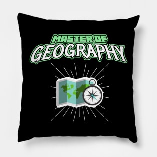 Geography Student Teacher Gift Pillow