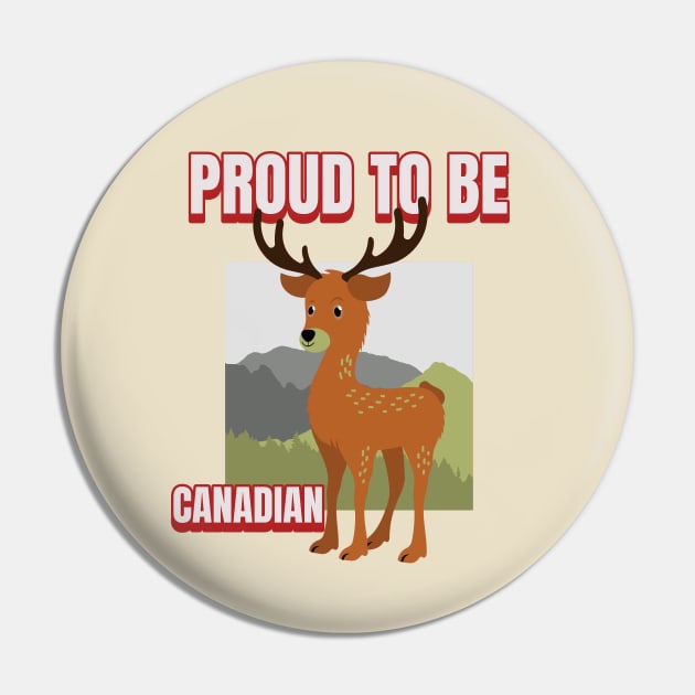 Canada Day Canadian Pride Pin by Tip Top Tee's