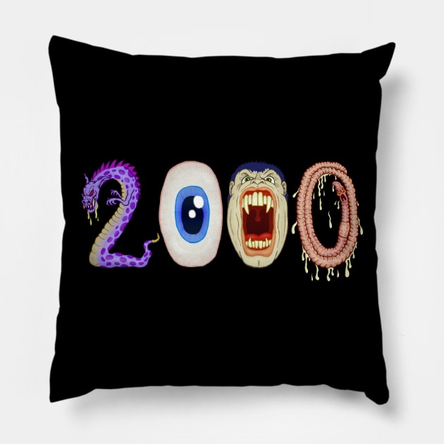 2000 Pillow by MalcolmKirk