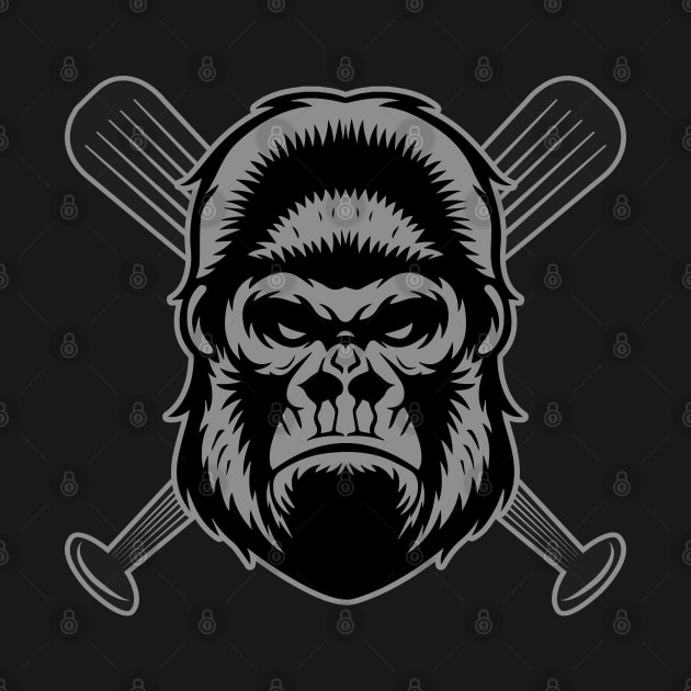 Ape Baseball by DavesTees