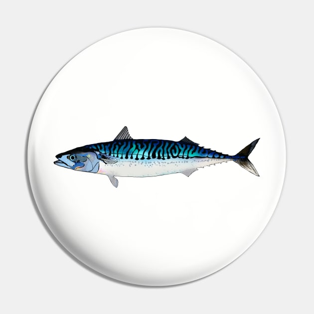 Shimmering Mackerel Pin by betsyschrock