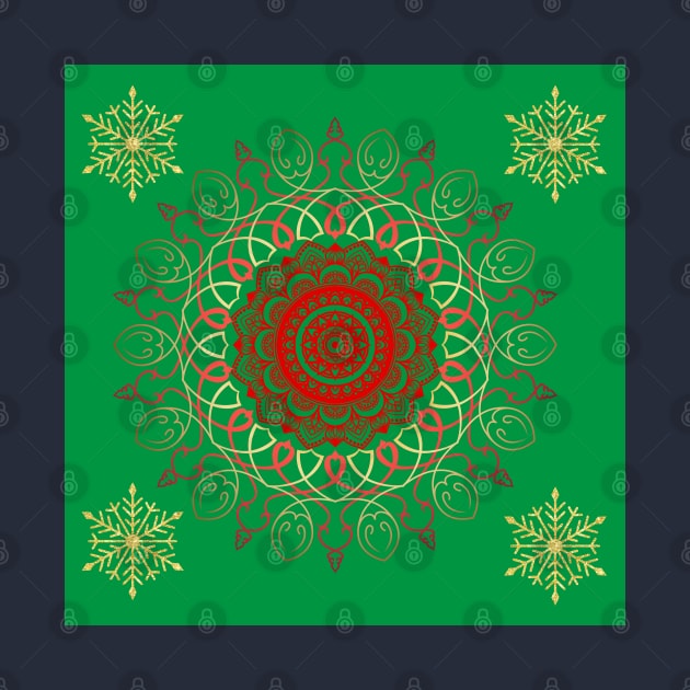 Christmas Mandala by Jesscreative