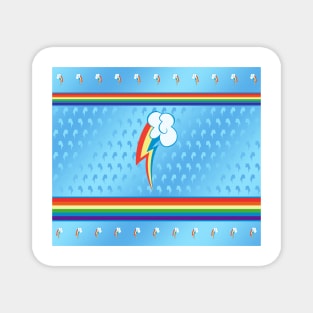 My little Pony - Rainbow Dash Cutie Mark V4 Magnet