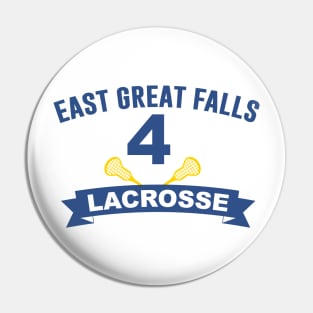 East Great Falls Lacrosse Pin