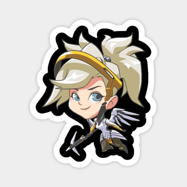 Cute Mercy Spray Magnet by Rumiho