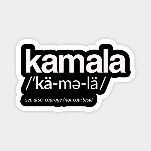 Kamala Harris: Pronunciation & Definition Magnet by Boots