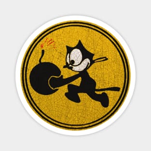 Cat Bomber ww2 Patch Magnet