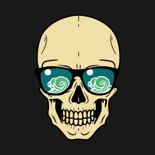 skull wearing sunglasses T-Shirt