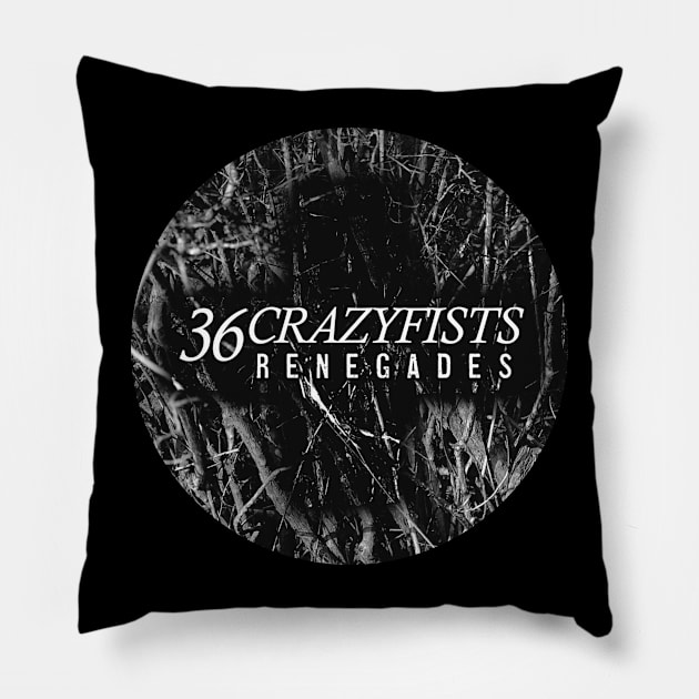 36 CRAZYFISTS BAND Pillow by Kurasaki