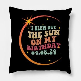 Birthday Total Solar Eclipse I Blew Out The Sun On My Birthday Pillow