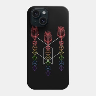 Dungeon Armory's Triple Dice Set Arrows Dungeons Crawler and Dragons Slayer Tabletop RPG Addict Phone Case