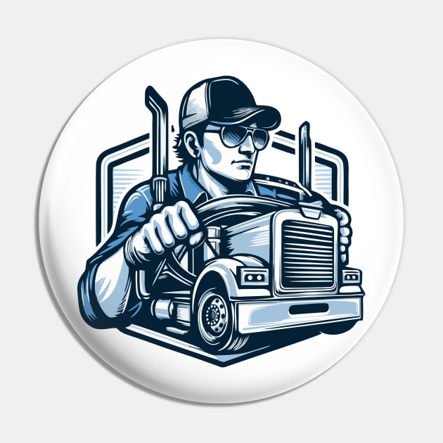 trucker Pin by artoriaa