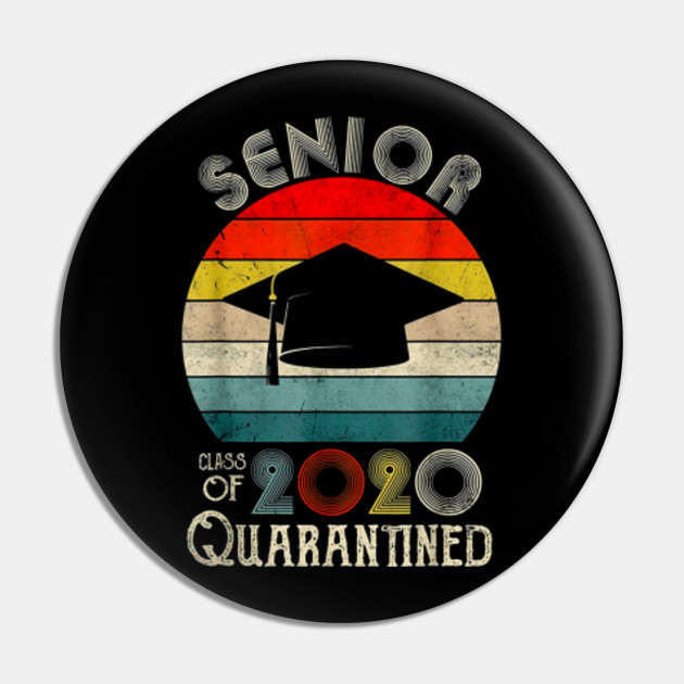 Class Of 2020 Quarantined Seniors Sunset Vintage T Shirt Teacher Gift Ideas Pin Teepublic Au