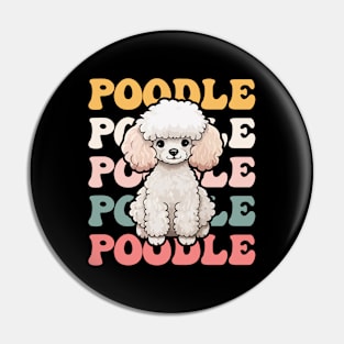 Poodle Pin