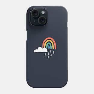 Rainy Rainbows Phone Case