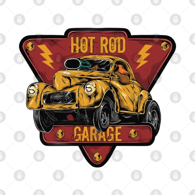 Hot Rod Garage by Wilcox PhotoArt