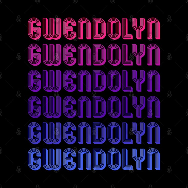 Gwendolyn - Retro Minimal Line Pattern by Fusti