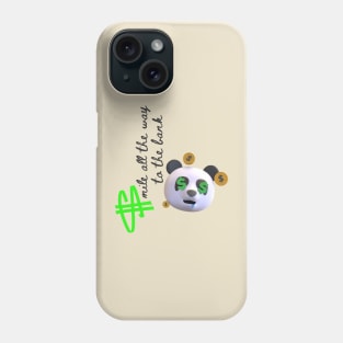 Panda Bear Money Phone Case