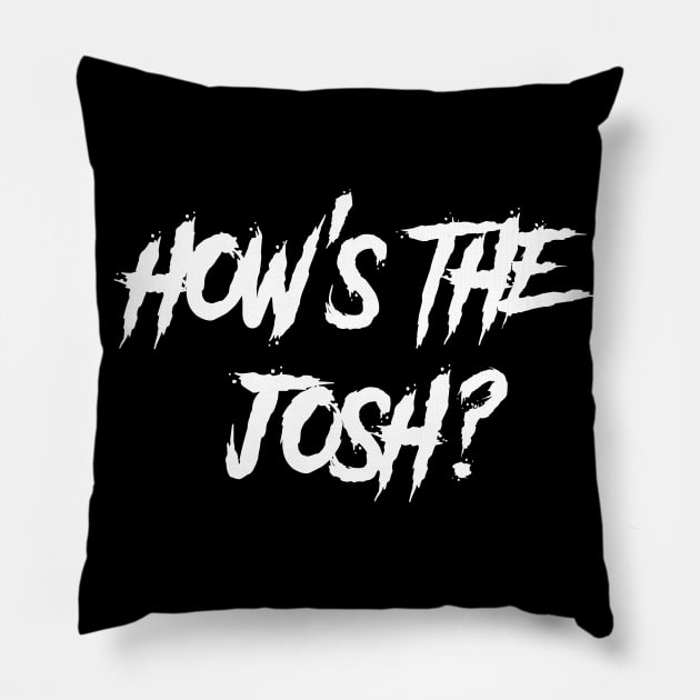 How is the Josh Bollywood Hindi Text Pillow by alltheprints