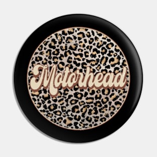 Classic Music Motorhead Personalized Name Circle Birthday Pin