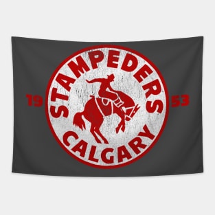 Defunct - Calgary Stampeders Hockey Tapestry