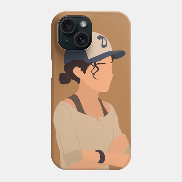 The Walking Dead A New Frontier Clementine Phone Case by senaeksi