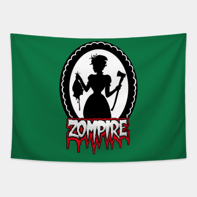 Lizzie Borden Cameo Tapestry by ZompireInc