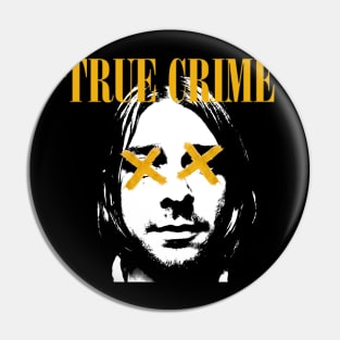 True Crime Seattle Grunge Rock Pin