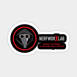 NERFWORXLAB  w Creators Names Magnet