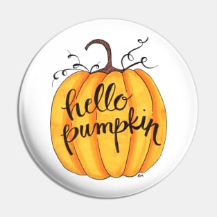 Hello Pumpkin Pin