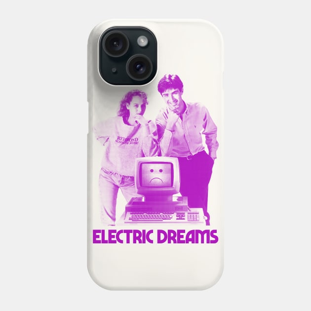 Electric Dreams Vintage Movie Tribute Design Phone Case by DankFutura