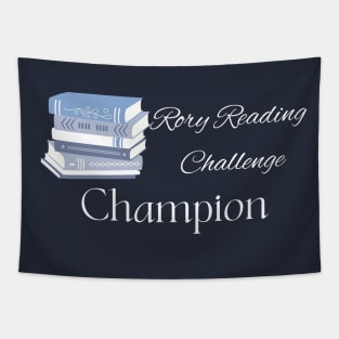 Rory Reading Challenge Champion- Light Book Design Tapestry