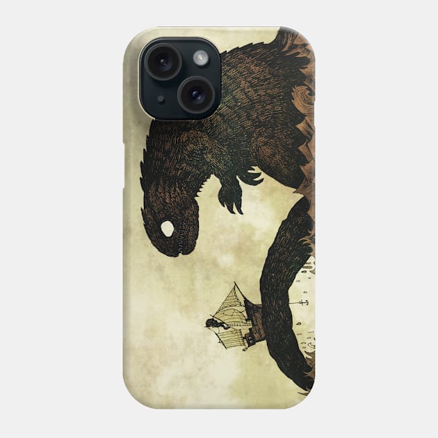 Leviathan & Ship Phone Case by djrbennett