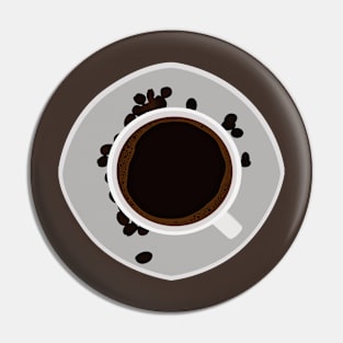 Black Coffee Pin