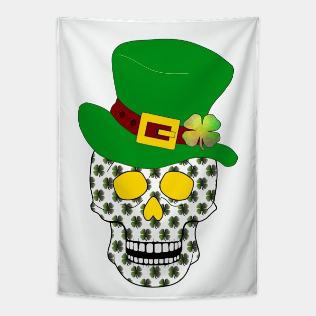 Irish Skull Tapestry by SartorisArt1