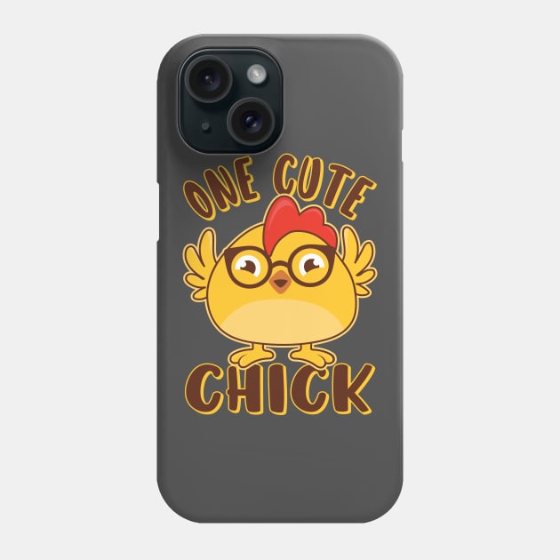 One Cute Chick Kawaii Chicken Baby Phone Case by Cuteness Klub