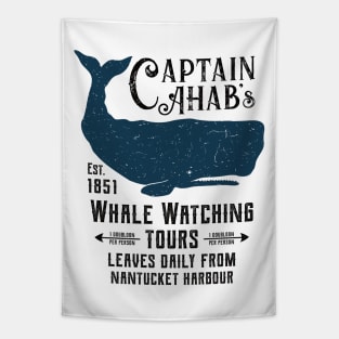 Moby Dick - Ahab's Whale Watching Tours Tapestry