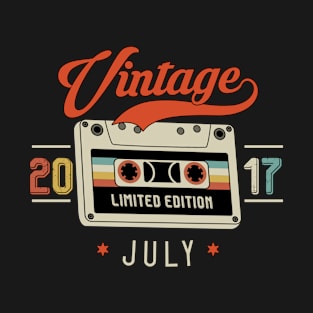 July 2017 - Limited Edition - Vintage Style T-Shirt